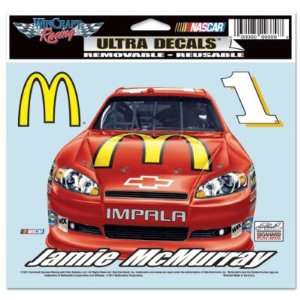  JAMIE MCMURRAY 5X6 ULTRA DECAL WINDOW CLING: Sports 