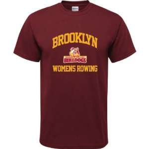  Brooklyn College Bulldogs Maroon Youth Womens Rowing Arch 