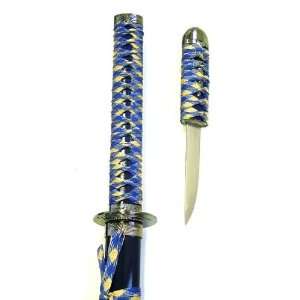  Blue Katana Sword & Dagger: Sports & Outdoors
