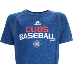   Cubs Reebok MLB Youth Heathered Speedwick T Shirt