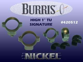 Burris Signature Rifle Scope Rings Ring Set 420512 NEW  