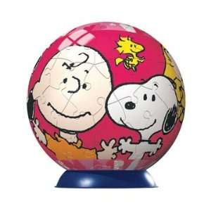   Puzzleball 60 piece Puzzle  Charlie Brown and Snoopy: Toys & Games