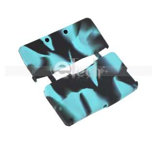 New Blue Black Soft Silicone Skin Cover Case for Nintendo N3DS 3DS US 