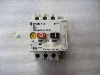 Klockner Moeller PKZM 1 6 W/ Auxiliary Switch  