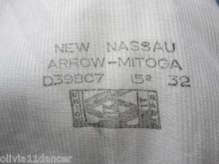   Sanforized Mitoga USA cotton tuxedo tux shirt vtg union made swing