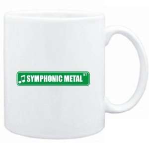  Mug White  Symphonic Metal STREET SIGN  Music Sports 