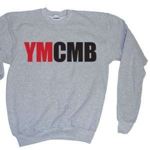 YMCMB SWEAT SHIRT WEEZY WAYNE SHIRT YOUNG MONEY GRAY  