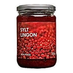 Sylt Lingon, Lingonberry Preserves, Ikea Food, 14 Ounces, (Pack of 4)