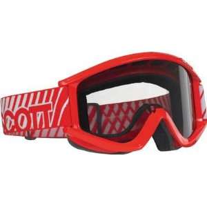  Scott USA Recoil Pro Sand Goggles Red/Gray Lens 217791 