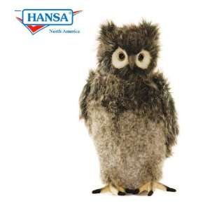  HANSA   Owl, Bubo, Gray (3678) Toys & Games