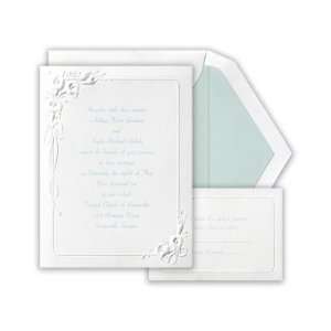  Blue Watercolor Calla Lilies Wedding Invitation: Health 