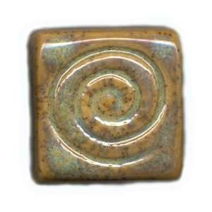  Knob   307 78, Square, Swirls, Swirled