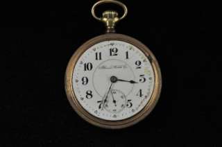 VINTAGE 18S ILLINOIS 17J POCKETWATCH FROM 1904 RUNNING  