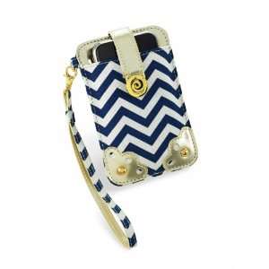   & White Chevron Wristlet Cell Phone Case: Cell Phones & Accessories