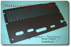 Reproduction Radio Back Hallicrafters S 38E  