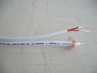 1000 RG59 SIAMESE CABLE FOR CCTV SURVEILLANCE SYSTEMS  