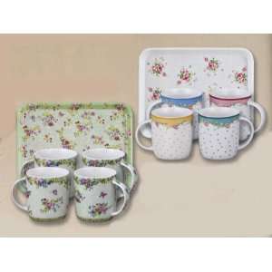  Kensington Mint or Missy set of four 8 oz porcelain mugs 