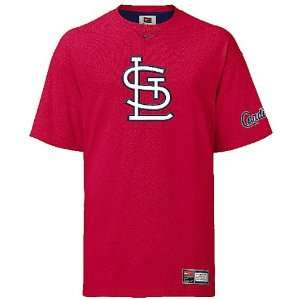 Cardinals MLB Red Logo Tackle Twill Embroidered Short Sleeve Tee Shirt 