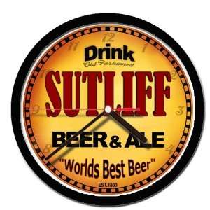  SUTLIFF beer and ale cerveza wall clock: Everything Else