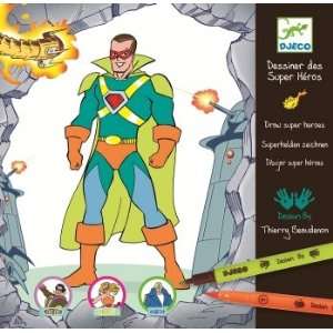  Djeco Draw Your Own Workshop   Super Heroes Toys & Games