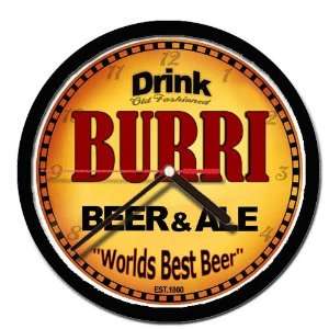  BURRI beer and ale cerveza wall clock: Everything Else