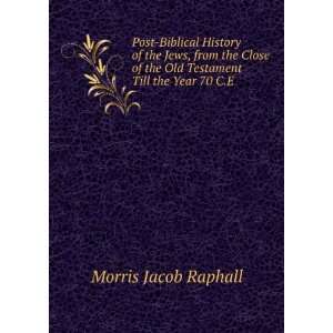   the Old Testament Till the Year 70 C.E.: Morris Jacob Raphall: Books