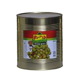 Oxygen Oxygen Pri Chen Manzanillo Green Olives Giant, 20 pounds 