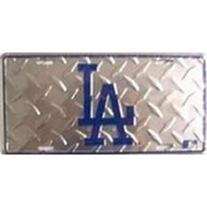 LA Los Angeles Dodgers Diamond MLB License Plate Plates Tag Tags auto 