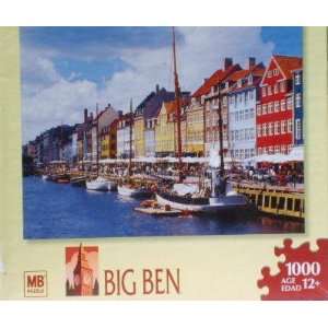  Nyhavn, Copenhagen, Denmark 1000 Piece Puzzle Toys 