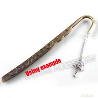 20x New Bronze Charms Line Bookmark For Beading 160447  