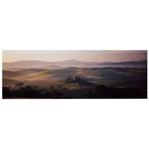    Tuscany House Sunrise by Peter Adams 37x13