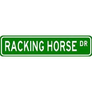 RACKING HORSE Street Sign ~ Custom Street Sign   Aluminum:  