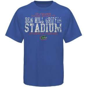  Florida Gators Royal Blue If Found Vintage T shirt Sports 