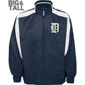   Detroit Tigers Big & Tall Majestic Full Zip Jacket: Sports & Outdoors