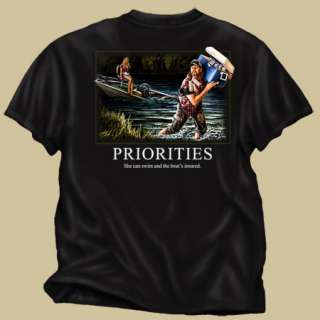 Fishing T Shirt NEW Priorities   Buckwear  