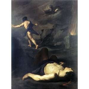   Inch, painting name Cain and Abel, by Novelli Pietro
