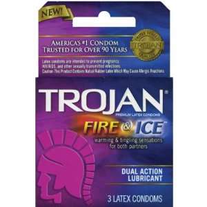    Trojan Fire & Ice Condoms 3ct.: Paradise: Health & Personal Care