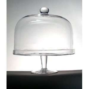 Footed Cake Plate with Dome by Tiara:  Kitchen & Dining