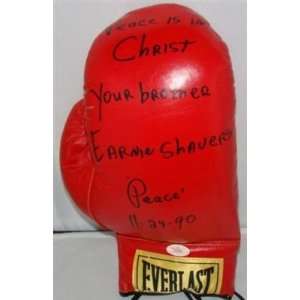   Boxing Glove Jsa Coa   Autographed Boxing Gloves: Sports & Outdoors