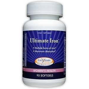  Enzymatic Therapy   Ultimate Iron 90 gels Health 