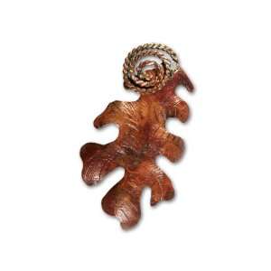  Large Copper Oak Leaf Pendant: Arts, Crafts & Sewing