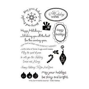  New   My Sentiments Exactly Clear Stamp Y   Wishes by MSE 