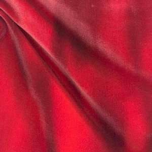  58 Wide Stretch Velvet Lava Flow Red Fabric By The Yard 