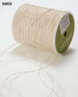 yards 1/32 Ribbon Fiber 100% JUTE BURLAP STRING  