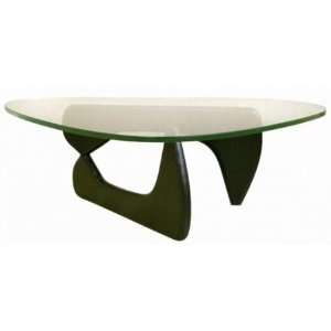  416 Noguchi Series Wood Base Coffee Table: Black: Home 