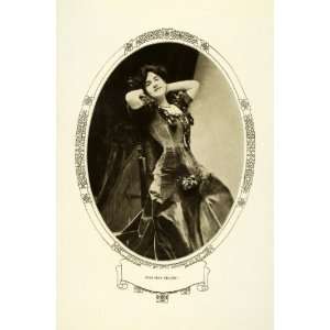 1908 Print Stage Actress May Belfort Portrait Edwardian Fashion 