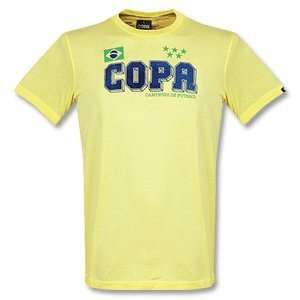  Campeoes Basic Tee   Yellow: Sports & Outdoors