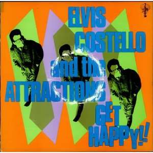  Get Happy + Poster Elvis Costello Music