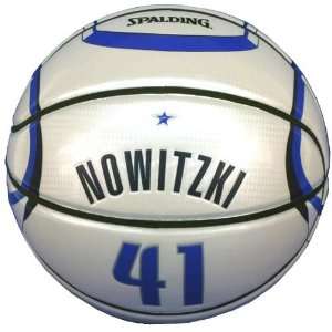  Spalding NBA Dirk Nowitzki (Home) Jersey Basketball 