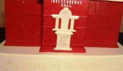 Vintage Plastic Independence Hall Collectors Bank 1950s  